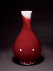 寶石紅釉觶瓶